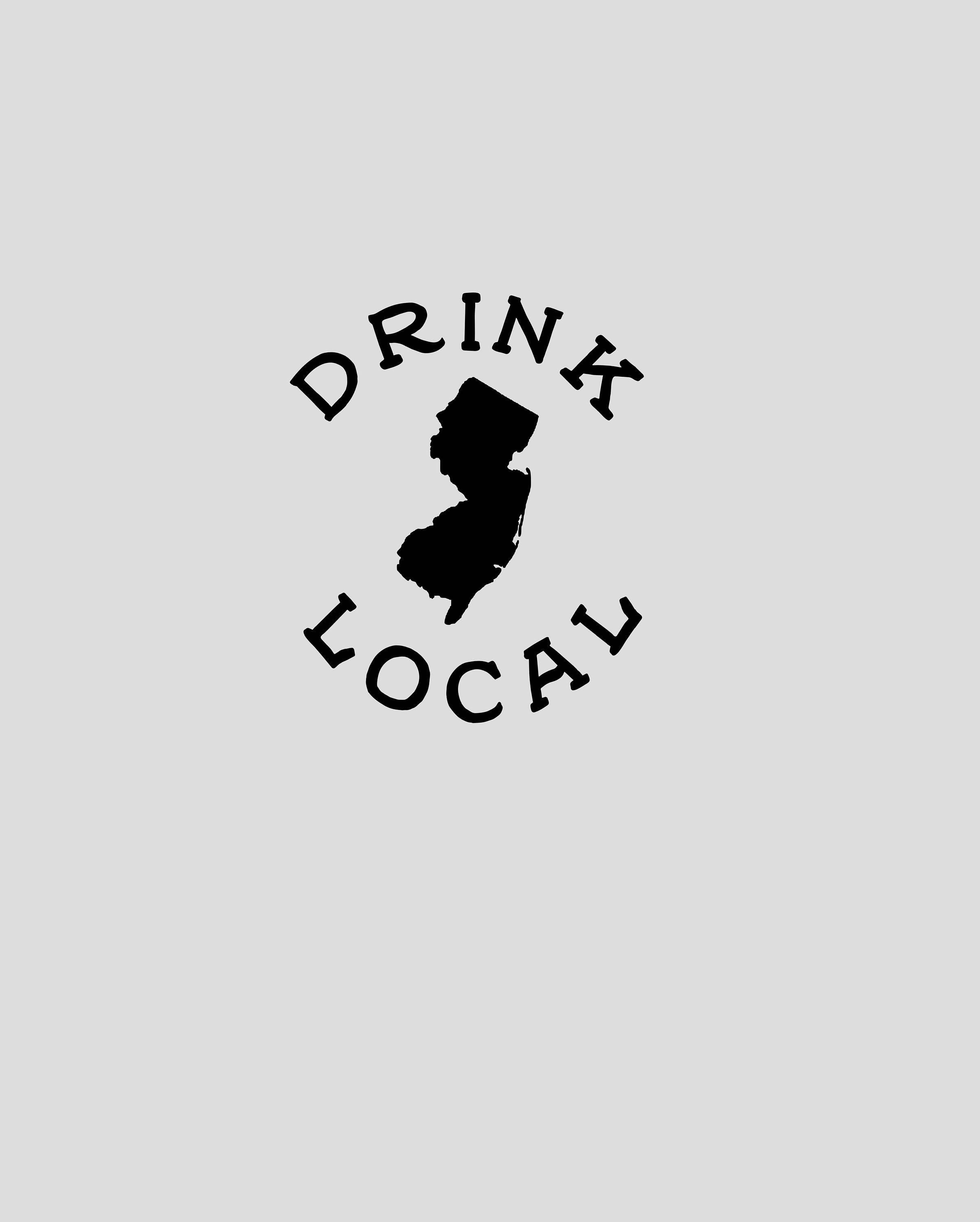 ALL STATES AVAILABLE Drink Local Vinyl Decal, New Jersey Drink Local ...