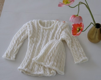 Baby cardigan & hat NEW