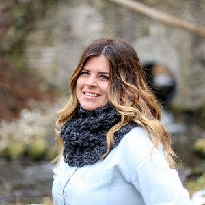 Outlander Inspired Claire's Knit Cowl Scarf Snood bild 3