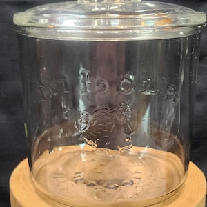Vintage Milola Cigar Company Glass Container Milwaukee Wisconsin Humidor
