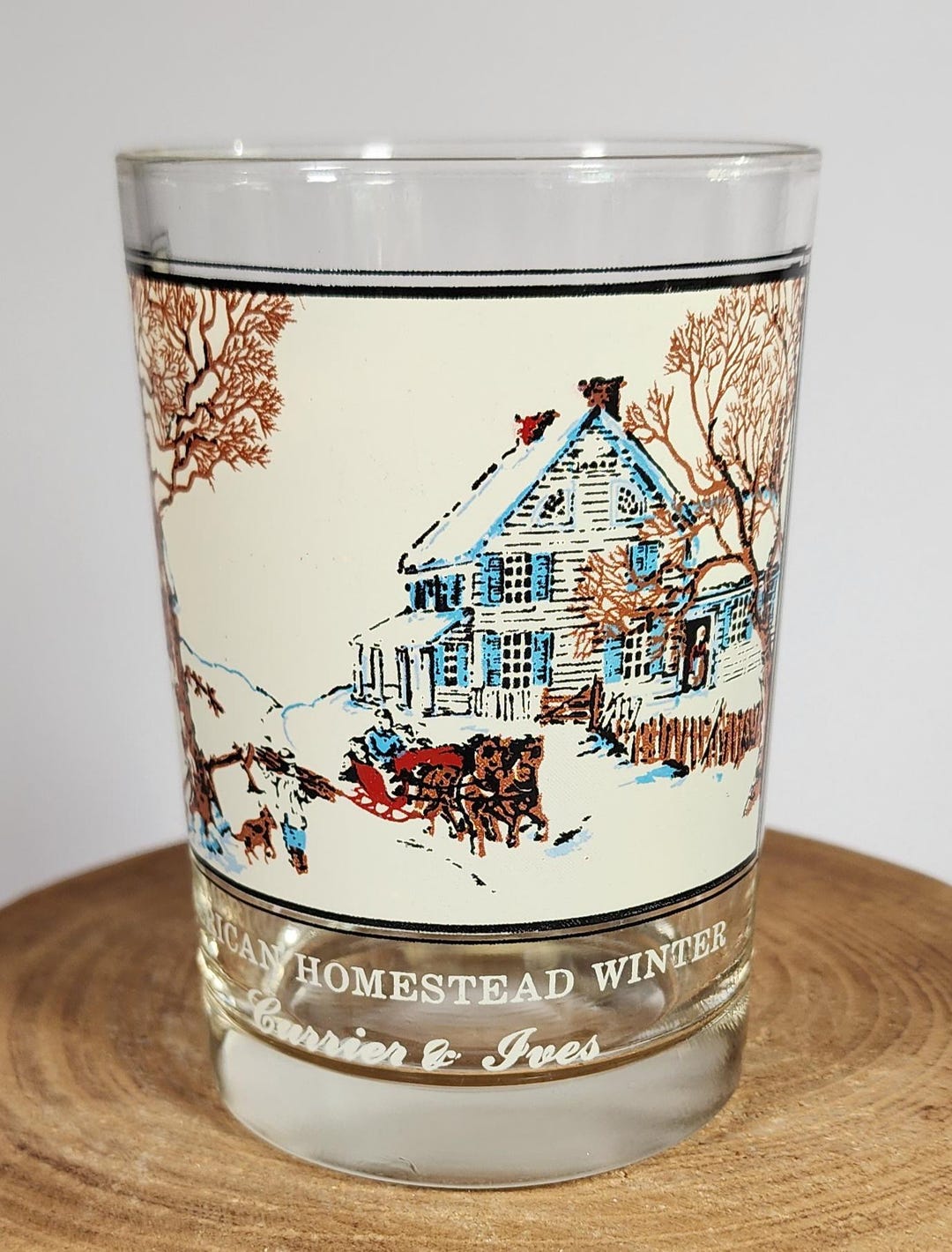 Currier And Ives Glasses