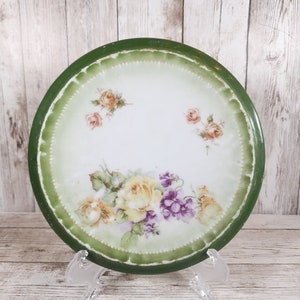Vintage Germany Floral Plate