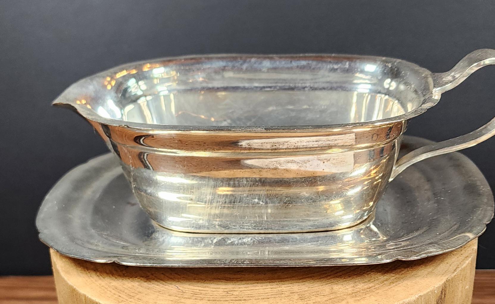 Reed & Barton Mayflower #5000 Vintage Silver Pourer and Plate - Etsy