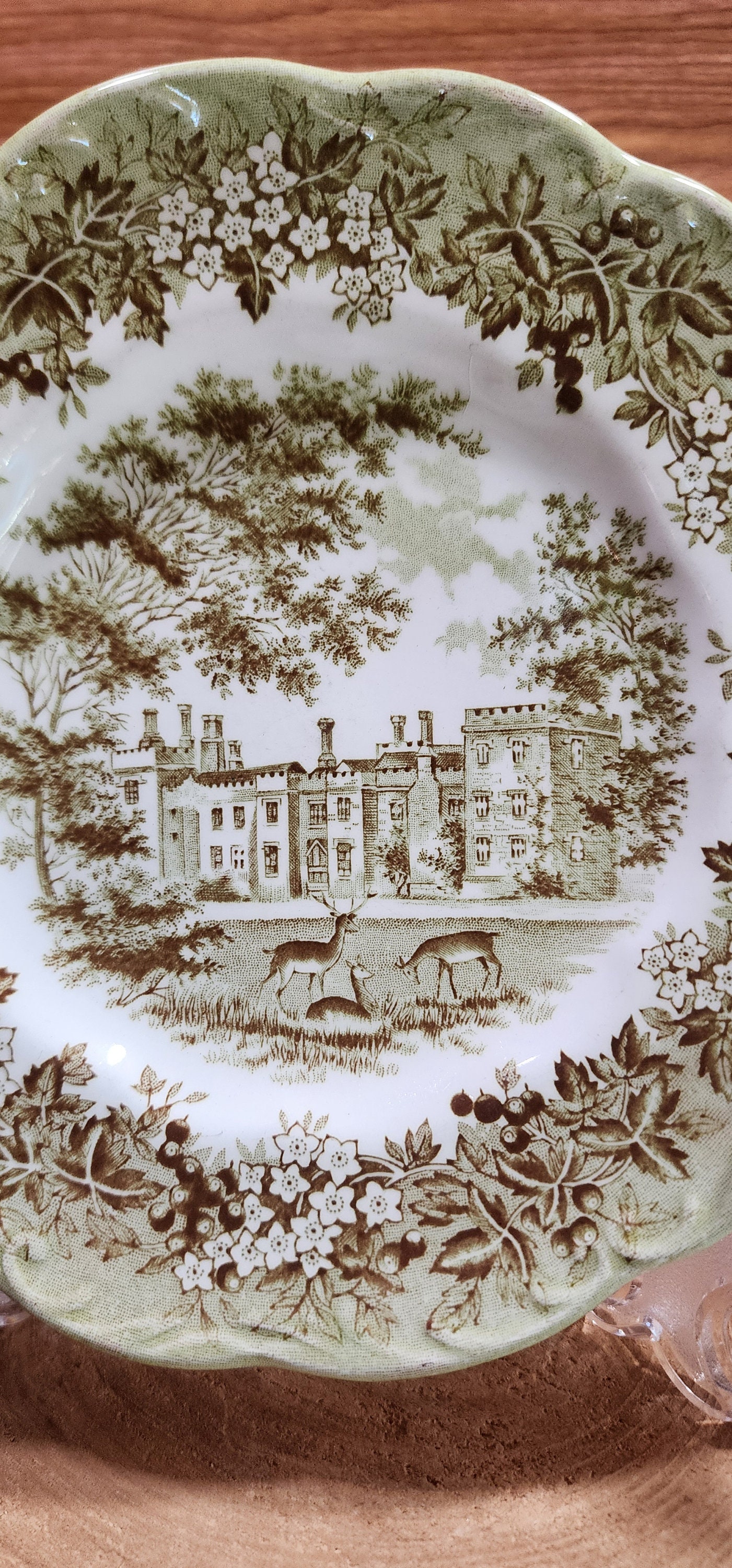 イギリスブロカント　J&G MEAKIN ディナープレート Vintage Romantic England J&G Meakin English Ironstone China