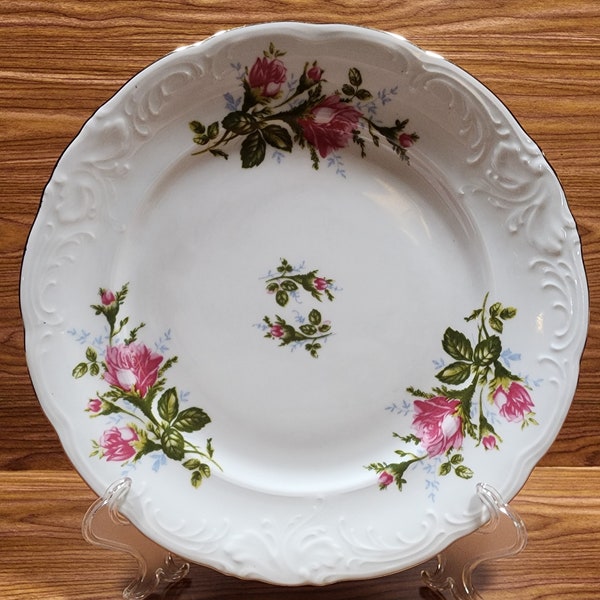 Vintage Royal Kent Collection Pink Roses China from Poland