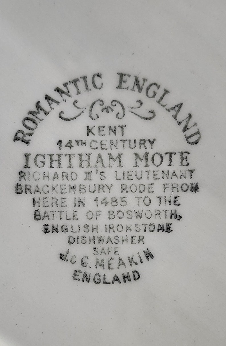 Vintage Romantic England J&G Meakin English Ironstone China England - Etsy