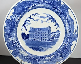 Vintage Enoch Woods Ware Plate: English Scenery, Ralph Enoch 1781