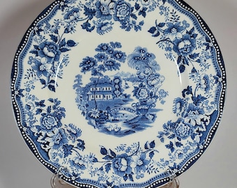 Vintage Enoch Woods Ware Plate: English Scenery, Ralph Enoch 1781