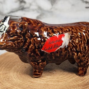 Rutherford&#39;s Scotch Whiskey Bull Decanter, Scotland