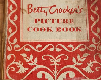 Rare Vintage Betty Crocker 1950s Picture Cookbook
