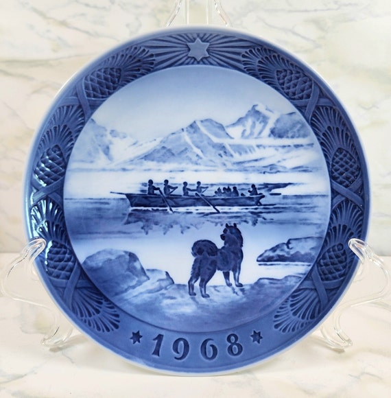 Vintage 1968 Royal Copenhagen Denmark Plate Kai Lange the Last 