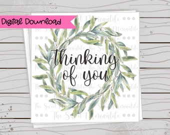 Thinking of you | Gift Tag | Cookie Tag