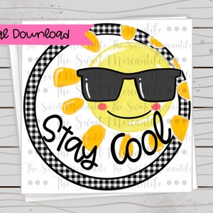 2&quot; Circle Stay Cool Printable Tag_Cookie Tags