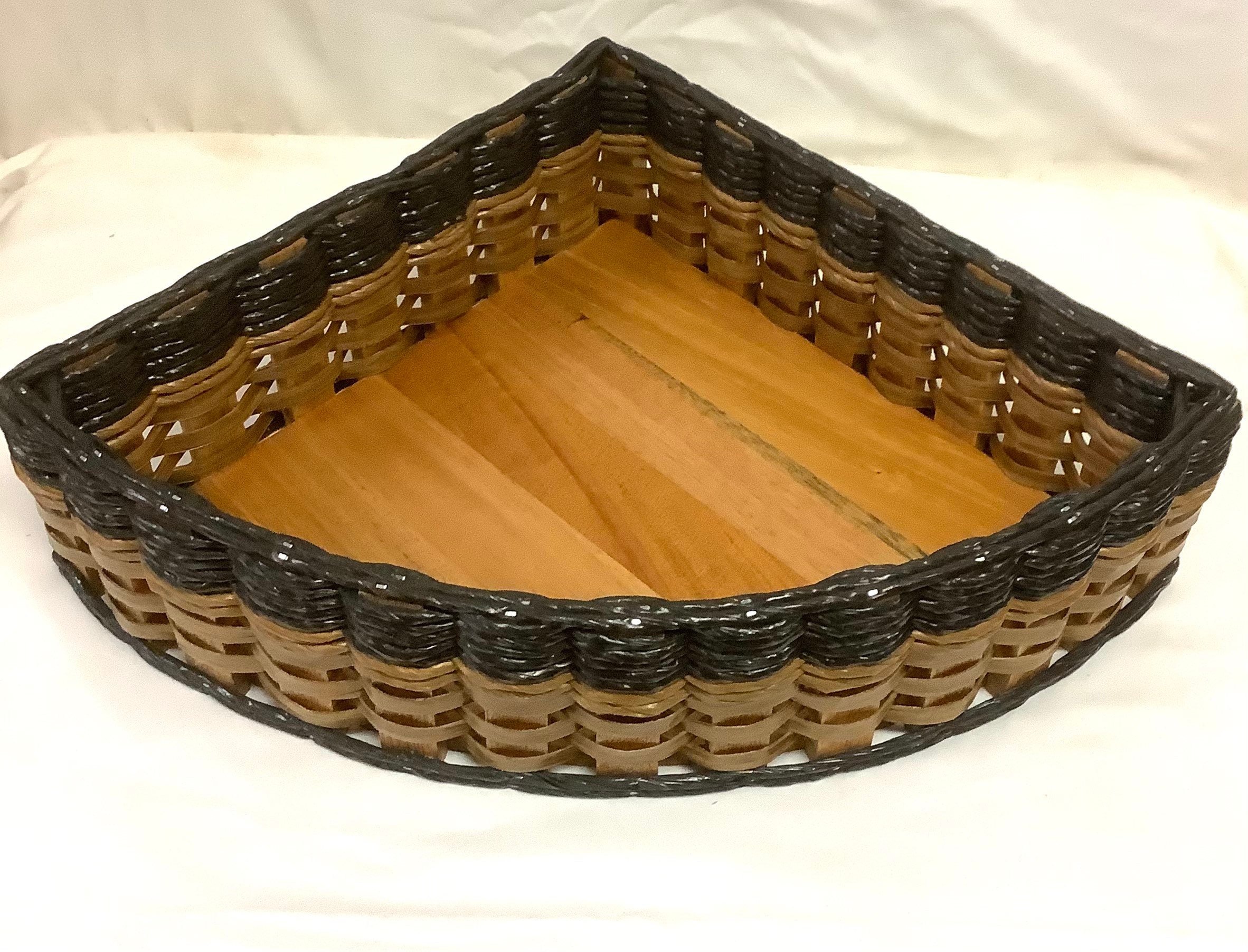 Amish Made Corner Storage Basket - Small-Medium-Large