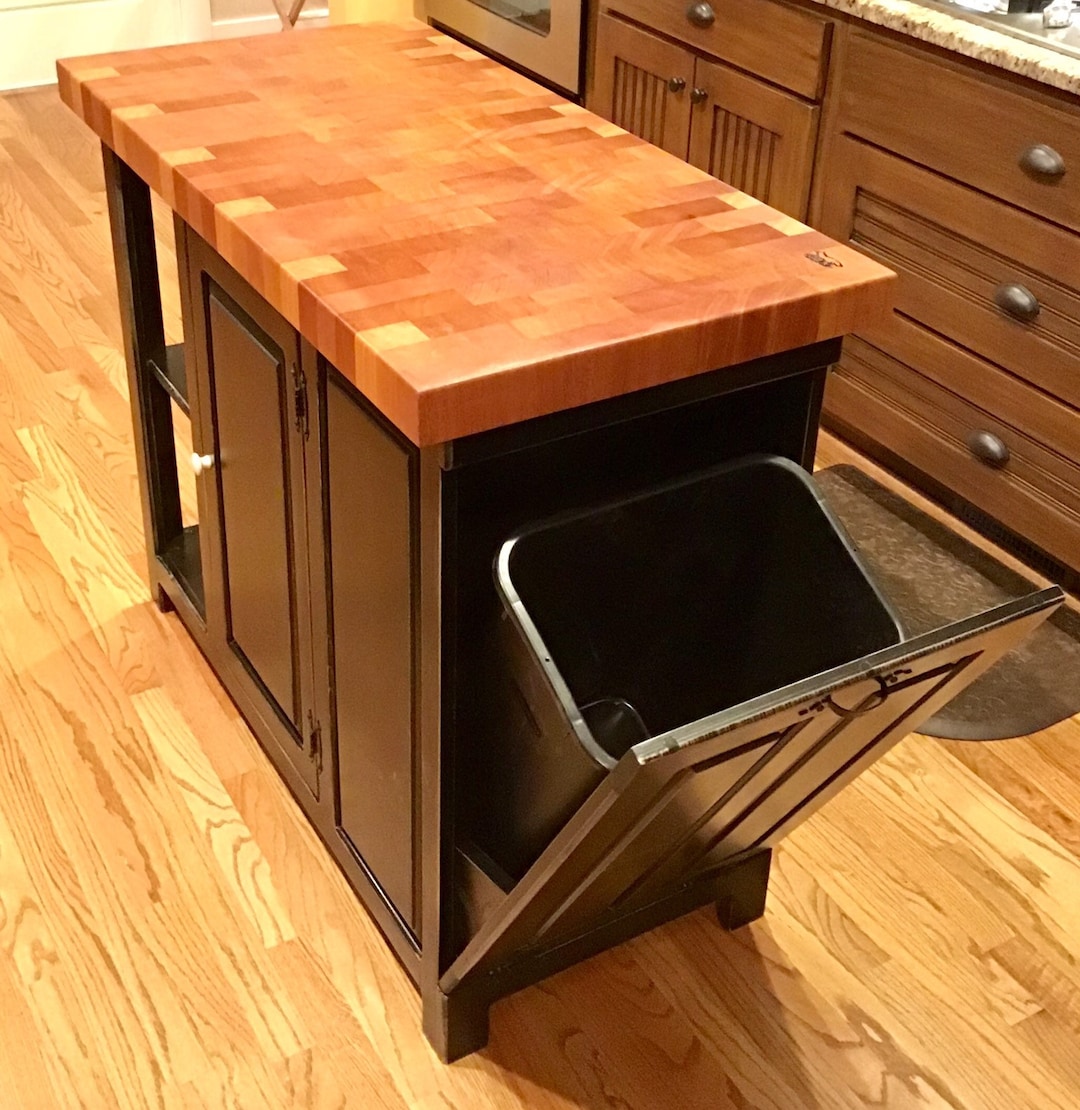 Distressed Kitchen Island Solid Wood by Foxcreek 22x44 Etsy