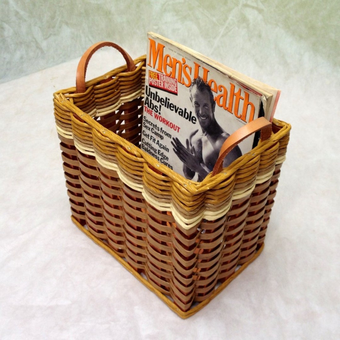 Bathroom Magazine Holder Basket - Etsy