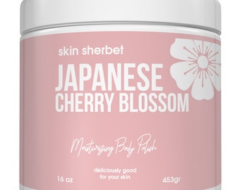 Skin Sherbet Japanese Cherry Blossom Body Polish Salt Scrub - 23oz