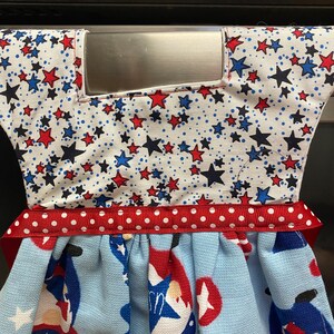 Patriotic Gnome, Oven aprons, Kitchen hanging towel