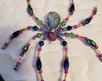 Colorful Beaded Spider