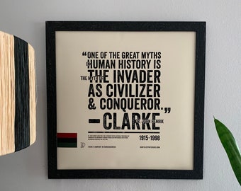 John Henrik Clarke Pan-African History Poster