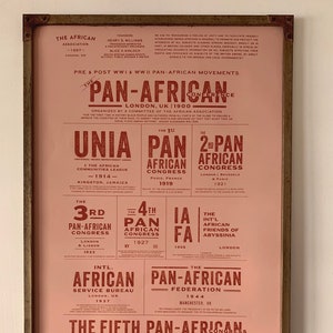 Pan-African Movements Pre & Post WWI and WWII Poster image 3