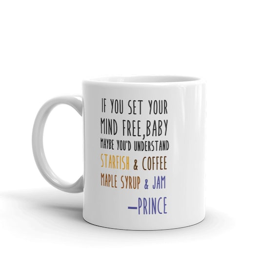 Prince Starfish Coffee Mug Double Sided Etsy