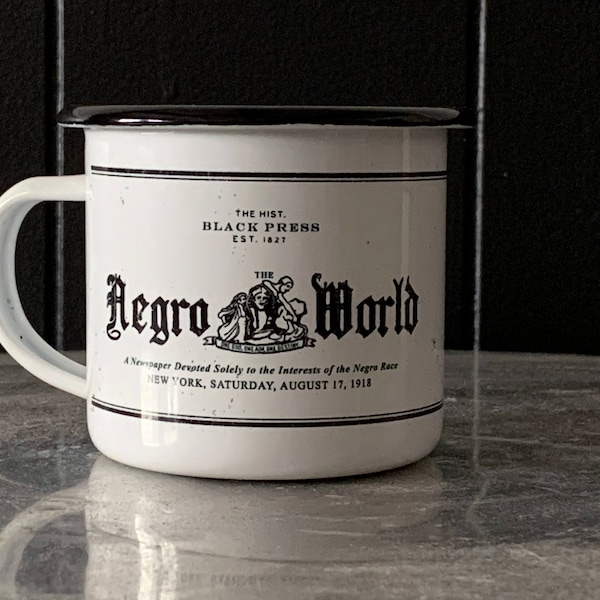 Marcus Garvey's  The Negro World Newspaper Mug