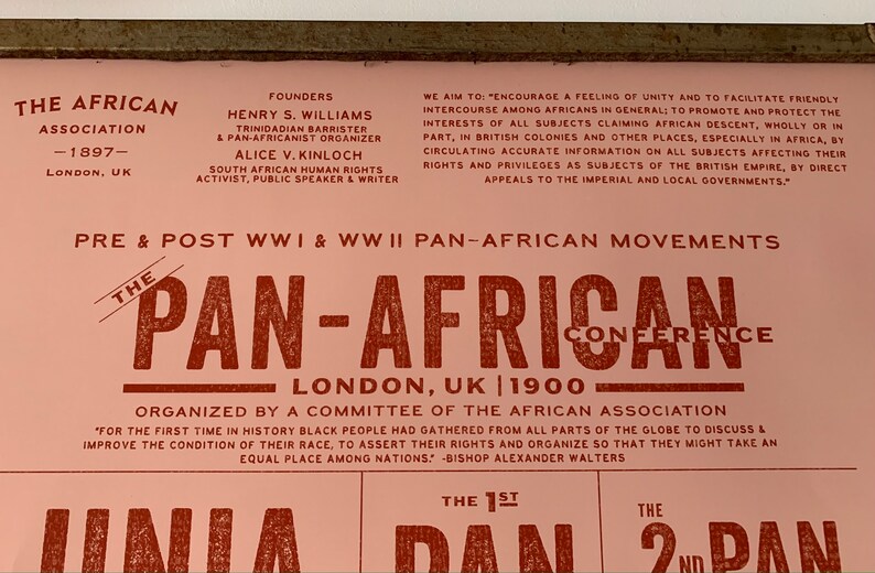 Pan-African Movements Pre & Post WWI and WWII Poster image 6