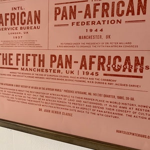 Pan-African Movements Pre & Post WWI and WWII Poster image 7