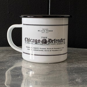 Hist. Schwarze Zeitung Der Chicago Defender Becher Bild 1