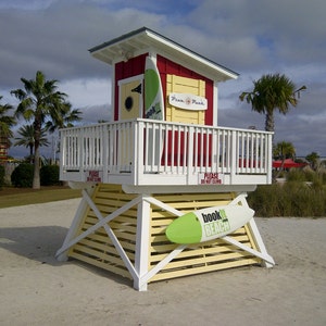 Lifeguard Station Advertisement Sign or Photo Prop