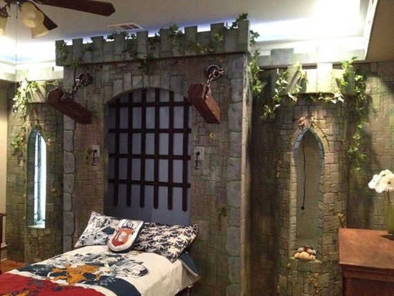 Castle bed for boy discount