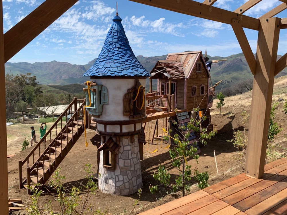Rapunzel And A Cottage
