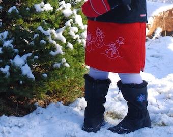 PDF Girl's Snow Skirt PATTERN