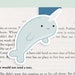 Narwhal Magnetic Bookmark Jumbo | Etsy
