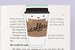 Coffee Paper Cup Magnetic Bookmark (Jumbo) 