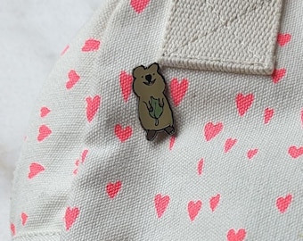 Quokka Enamel Pin