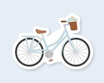 Bicycle Vinyl Sticker