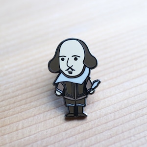 Shakespeare Enamel Pin