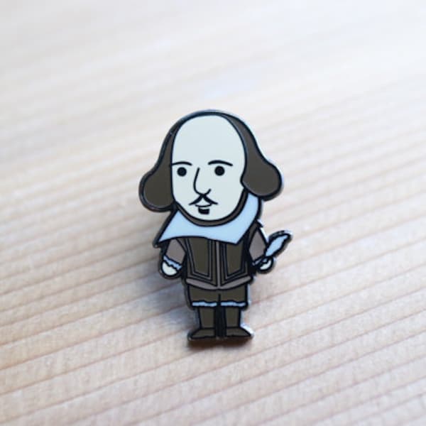 Shakespeare Enamel Pin