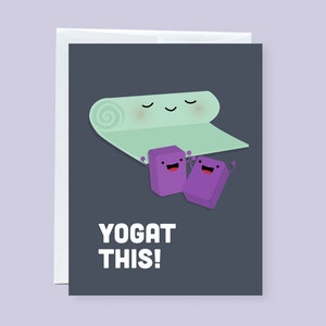 Yoga-t Ceci ! Punny Carte de vœux