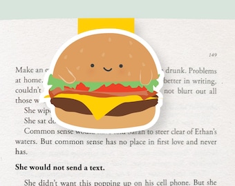 Burger Magnetic Bookmark (Jumbo)