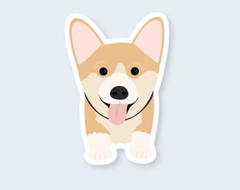 Corgi Dog Vinyl Sticker