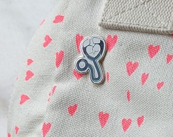 Nurse Medical Stethoscope Enamel Pin