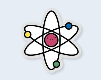 Atom Vinyl Sticker