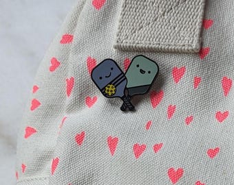 Pickle Ball Enamel Pin