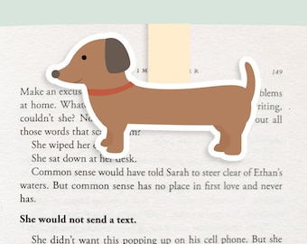 Dachshund Dog Magnetic Bookmark (Jumbo)