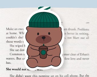 Bear-ista Magnetic Bookmark (Jumbo)