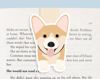 Corgi Dog Magnetic Bookmark (Jumbo)