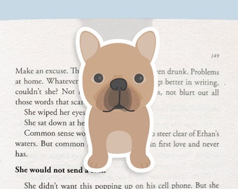 French Bull Dog (Frenchie) Magnetic Bookmark (Jumbo)